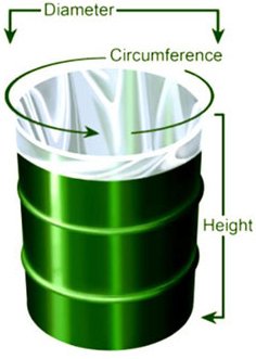 Measuring a Round Container